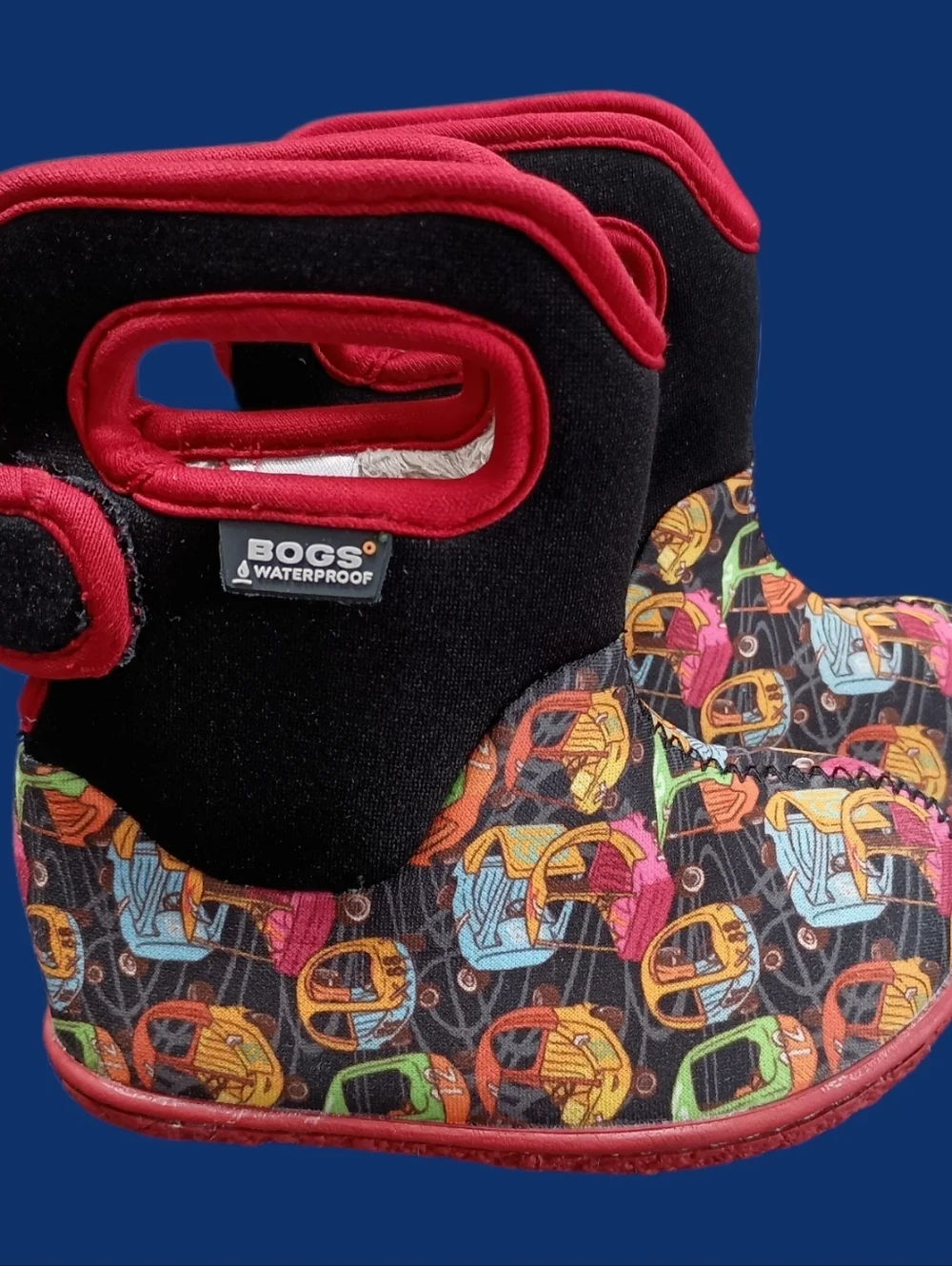 Baby Bog Classic Kiddy Cars Boot - Toddler Boys Size 4 EUC